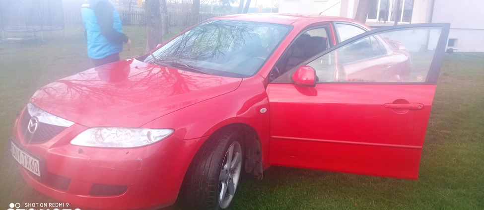 Mazda 6 cena 7000 przebieg: 286000, rok produkcji 2004 z Grodków małe 172
